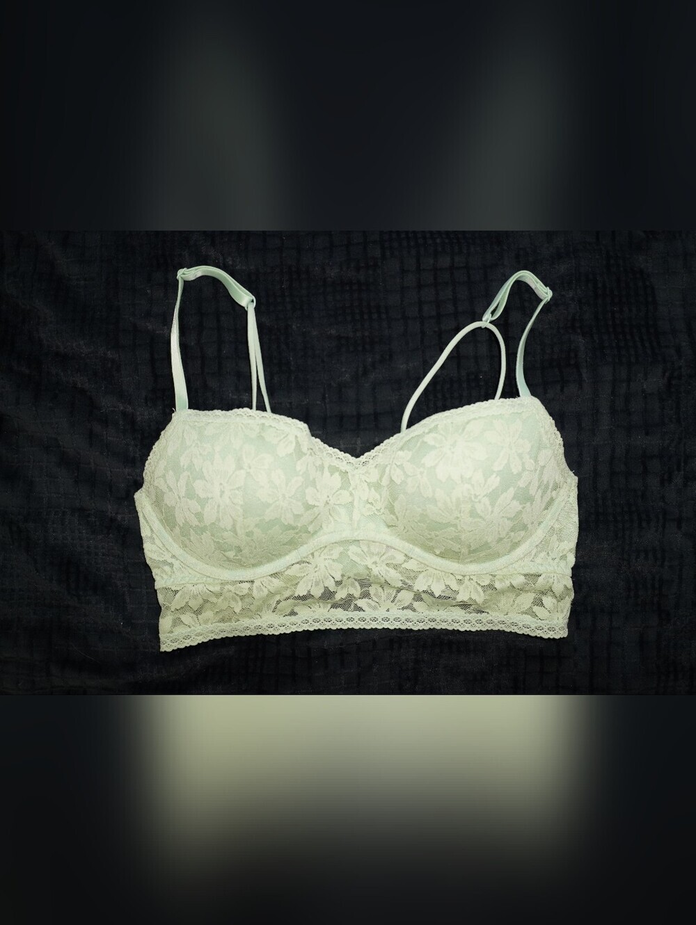 ✨ PINK Victoria's Secret Lace Longline Push-Up Bralette ✨